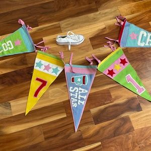 Vintage Sports Flag Pennants